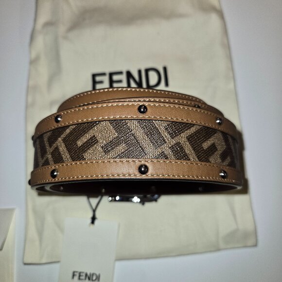 FENDI Studded FF Motif Belt (Unisex) - Picture 2 of 7
